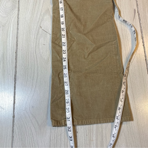 Tommy Hilfiger Low Rise Bootcut Brown Beige Courdory Pants Size 9 - Picture 8 of 11